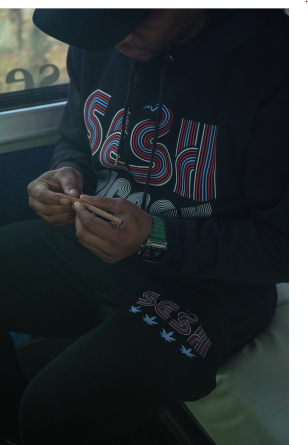 SESH Chicago Black Hoodie