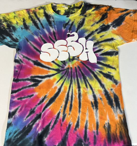 SESH Tie Dye Graffiti T-Shirt