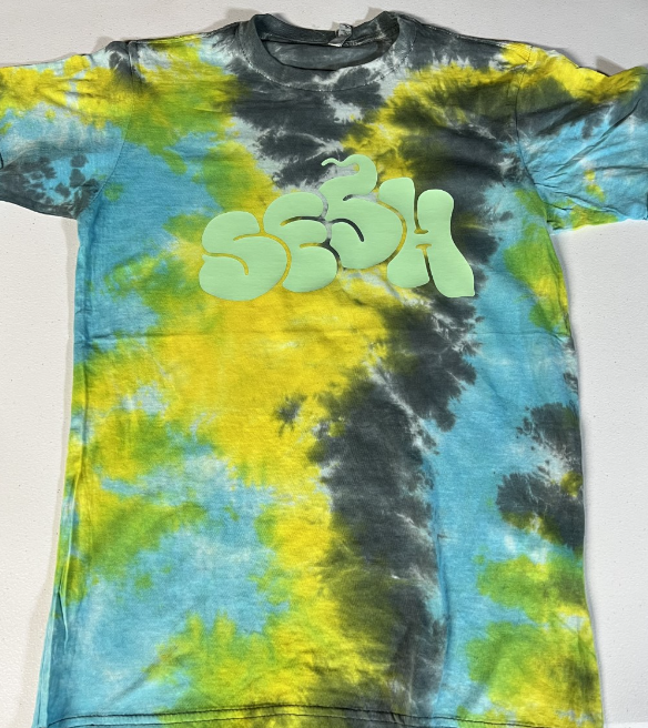 SESH Tie Dye Graffiti T-Shirt